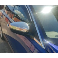 Накладки на зеркала (2 шт, нерж.) для Citroen C5 Aircross 2017- гг