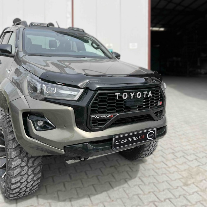 Дефлектор капота 2020- рр. EuroCap для Toyota Hilux 2015- рр