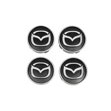 Ковпачки диски чорні maz5955tur-bl (59мм на 55мм, 4 шт) для Тюнінг Mazda