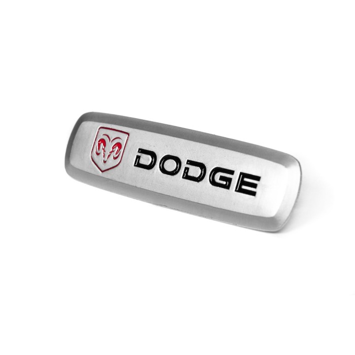 Шильдик алюмінієвий для килимків (1шт) для Тюнінг Dodge