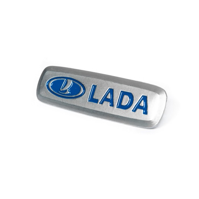 Шильдик алюмінієвий для килимків (1шт) для Тюнінг Lada