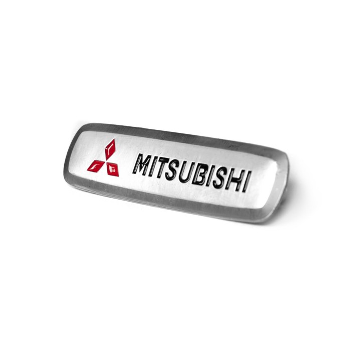 Шильдик алюмінієвий для килимків (1шт) для Тюнінг Mitsubishi