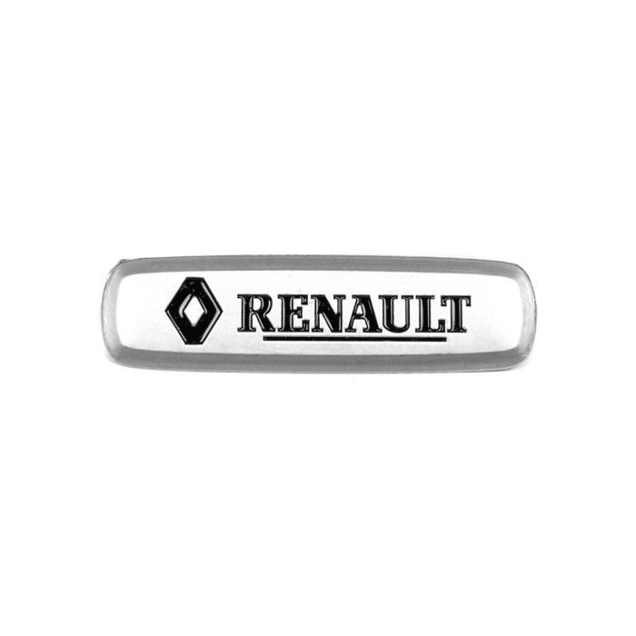 Шильдик алюмінієвий для килимків (1шт) для Тюнінг Renault