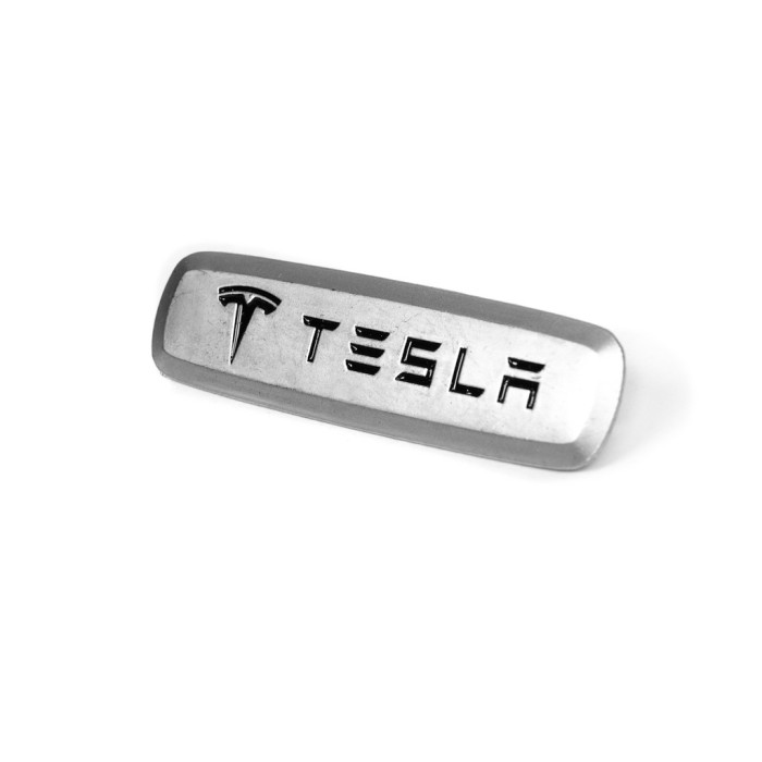 Шильдик алюмінієвий для килимків (1шт) для Тюнінг Tesla