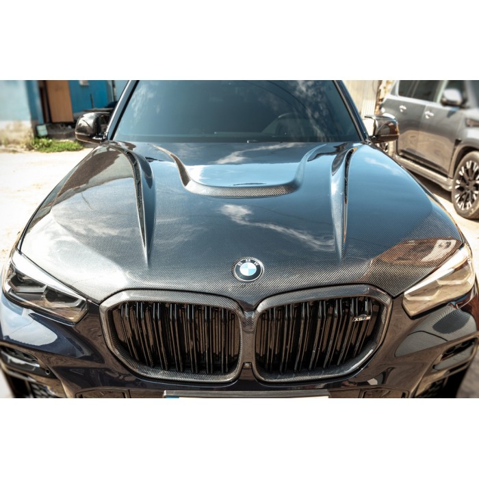 Карбоновий капот V1 (G05/F95) для BMW X5 G05 2019- рр