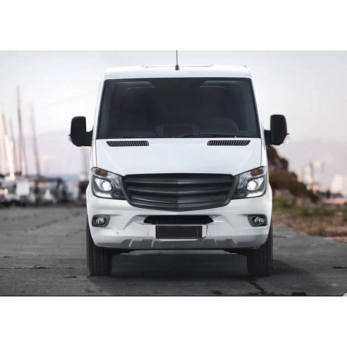 Решітка Exclusive 2013-2018 рр. (під фарбування) для Mercedes Sprinter W906 рр