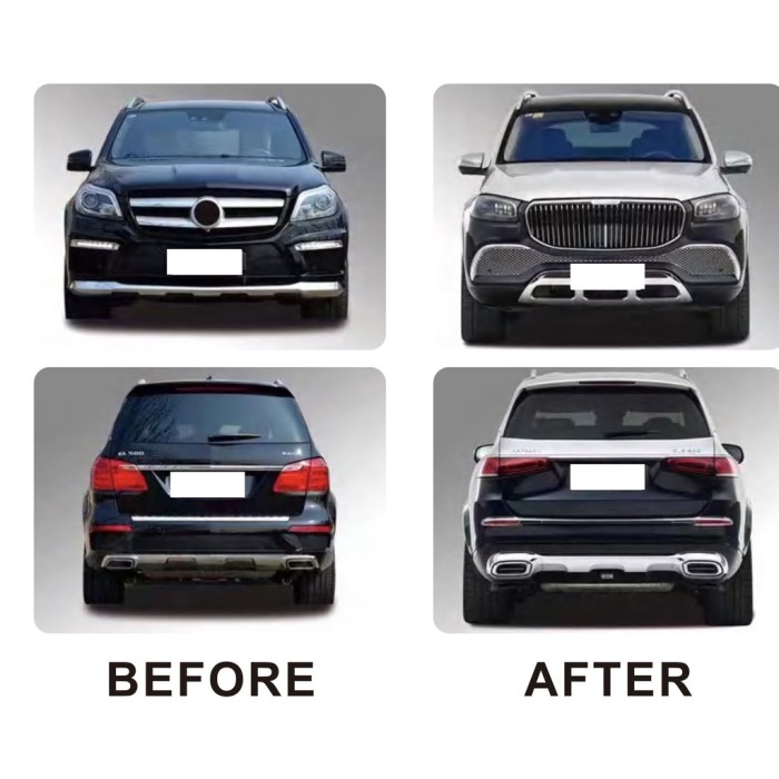 Комплект рестайлінгу з X166 в GLS X167 Maybach (Type-A) для Mercedes GL/GLS сlass X166