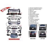 Комплект рестайлінгу з X166 в GLS X167 Maybach (Type-A) для Mercedes GL/GLS сlass X166