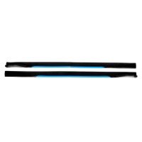 Универсальные накладки на боковые пороги Niken Blue (ABS) (4шт)