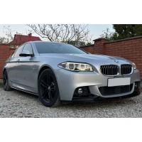 Боковые пороги DPT V-1 (черный глянец) для BMW 5 серия F-10/11/07 2010-2016 гг