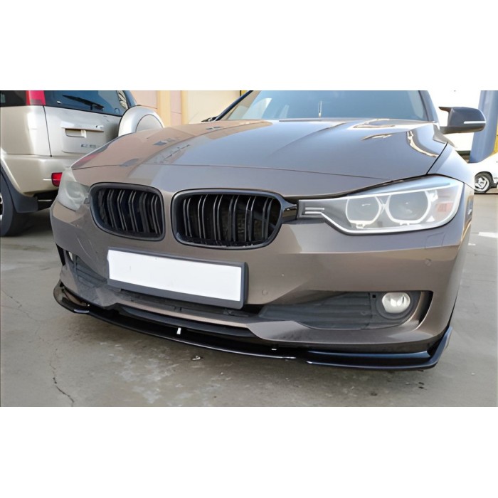 Накладка на передній бампер DPT Lip (чорний глянець) для BMW 3 серія F-30/31/34 2012-2019 рр