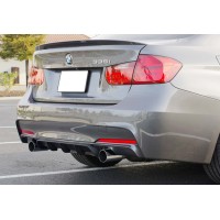 Задній дифузор DPT V-4 (для M Performance, чорний глянець) для BMW 3 серія F-30/31/34 2012-2019 рр
