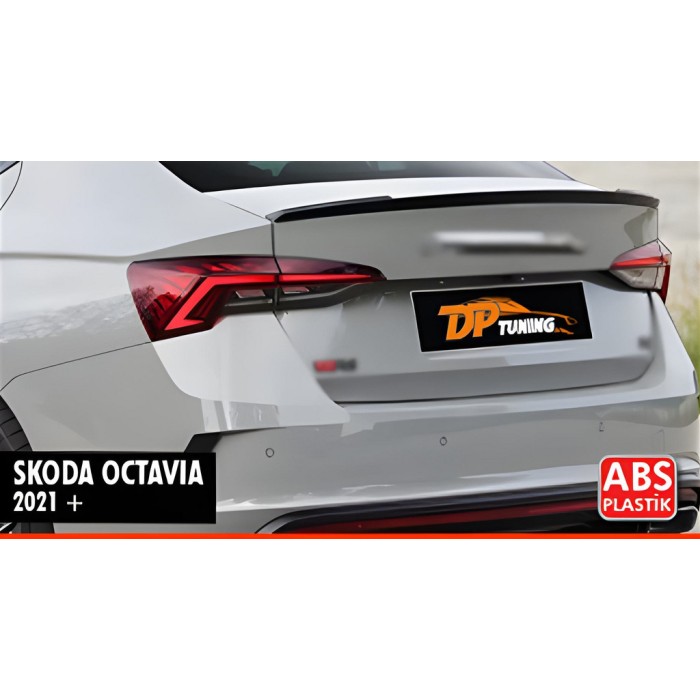 Спойлер DPT (чорний глянець) для Skoda Octavia IV A8 2020- рр