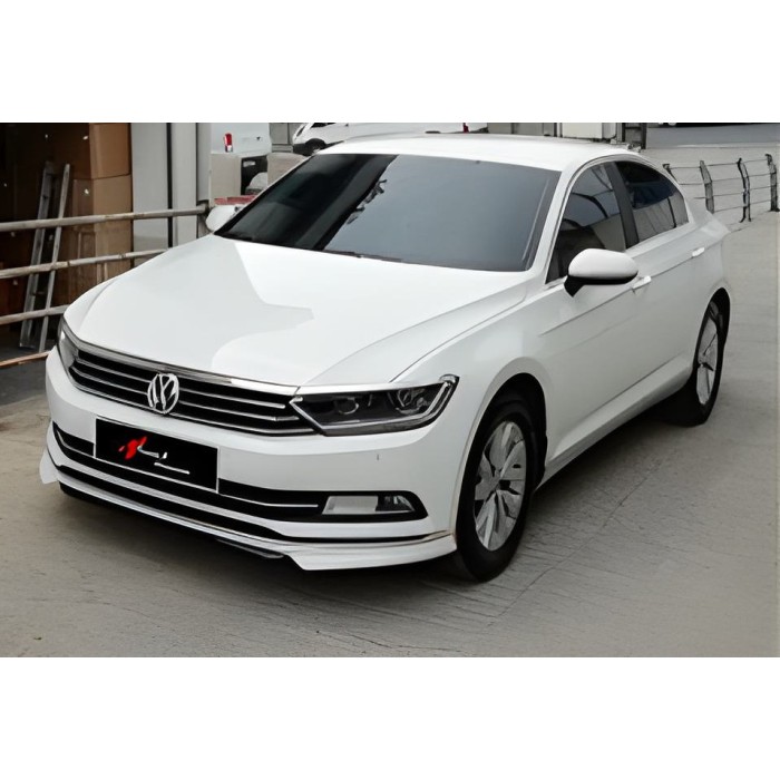 Накладка на передній бампер DPT Lip (під фарбування) для Volkswagen Passat B8 2015-2023 рр