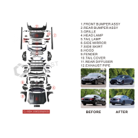 Комплект рестайлінгу в W213 E63 AMG 2022 (Type-B) для Mercedes E-сlass W212 2009-2016рр