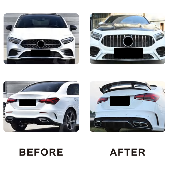 Комплект обвесов AMG A45 (type-B) для Mercedes A-сlass W177 2018- гг