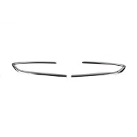 Накладки на противотуманки Carmos (SD/SW/HB/GTC, 2 шт., нерж.) для Opel Astra K 2016-2021 рр