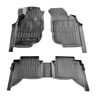 Коврики Stingray 3D (Crew Cab, 5 шт) для Toyota Hilux 2006-2015 гг