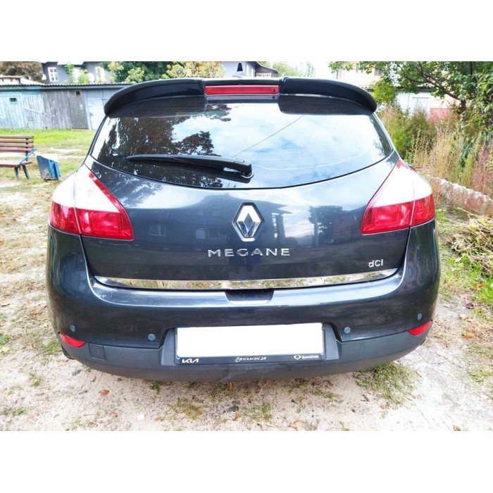 Кромка багажника (HB, нерж.) для Renault Megane III 2009-2016 рр