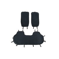 Накидки на задні сидіння (к-т, Чорна з синьою ниткою)