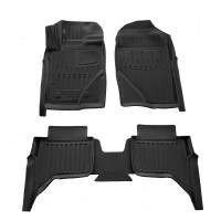 Килимки Stingray 3D (5 шт) для Volkswagen Amarok 2022- рр