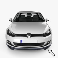 Передня Lip накладка ESA (чорна) для Volkswagen Golf 7/E-Golf