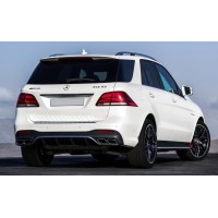 Задний диффузор (дизайн GLE63) для Mercedes GLE/ML сlass W166