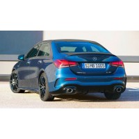 Задний диффузор с насадками (Дизайн A35 SD) для Mercedes A-сlass W177 2018- гг