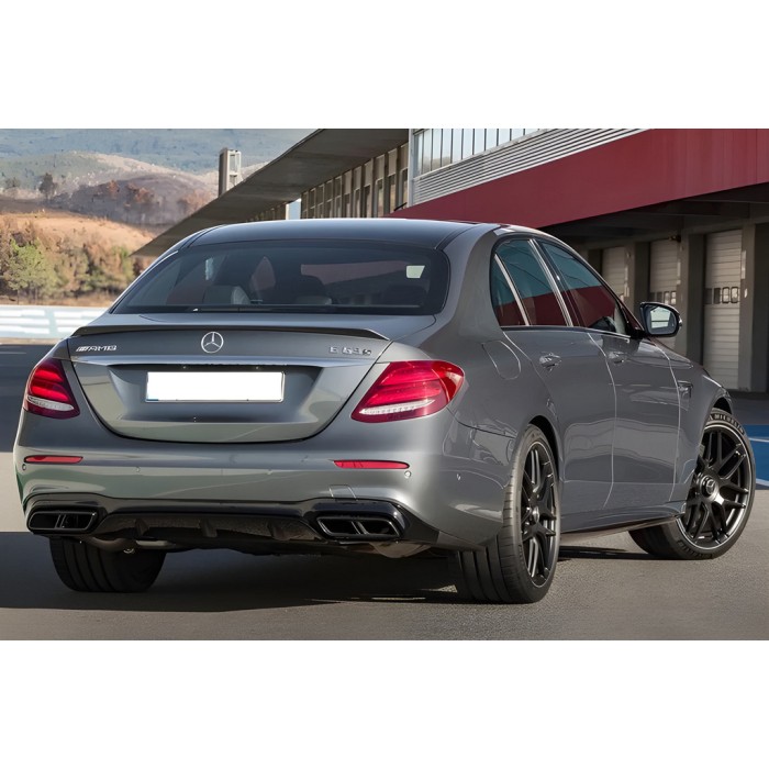 Задний диффузор с насадками (Дизайн E63) для Mercedes E-сlass W213 2016- гг