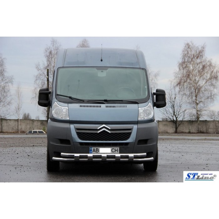 Передня дуга ST015 (нерж.) для Opel Movano 2021- рр