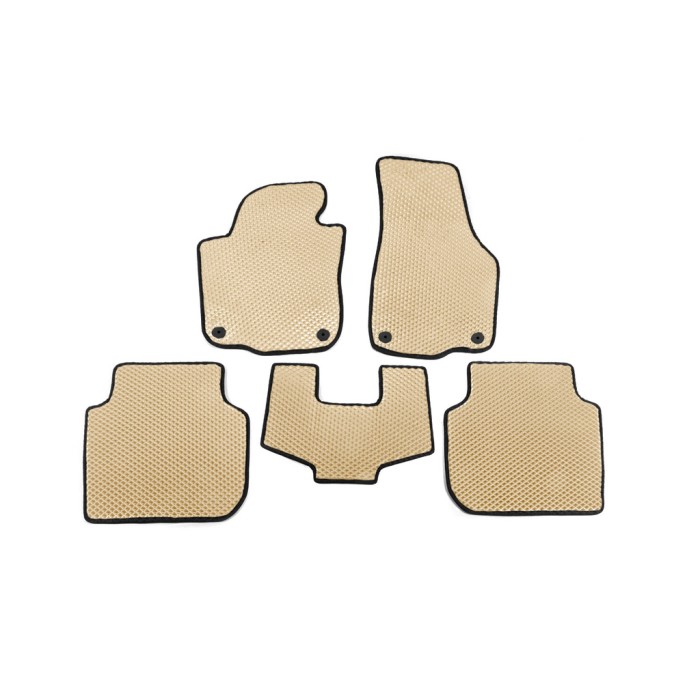 Коврики EVA (USA, Бежевый) для Volkswagen Passat B7 2012-2015 гг