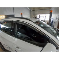 Вітровики з хромом Niken Luxury (4 шт) для Hyundai Tucson NX4 2021- рр