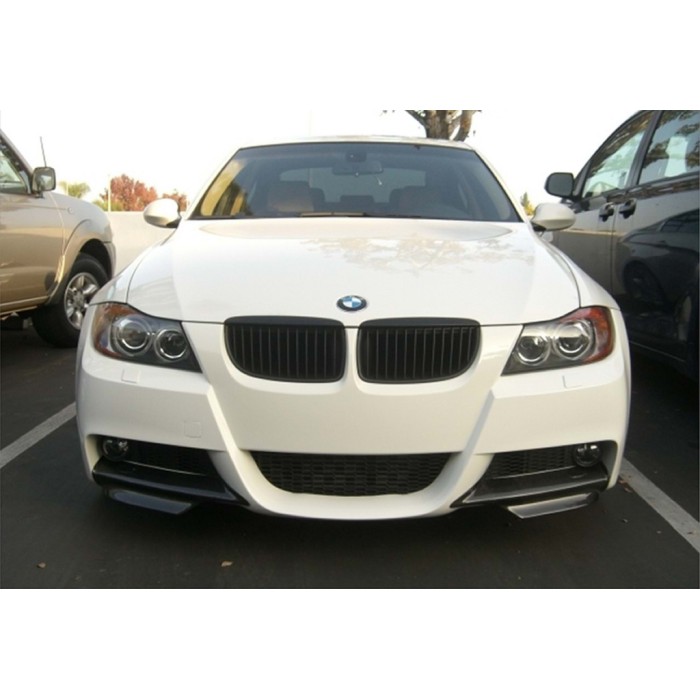 Передняя Flap накладка DPT (для E-90 M Sport, черный глянец, 2 шт) для BMW 3 серия E-90/91/92/93 2005-2011 гг