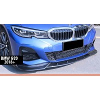 Передняя Lip накладка DPT V-1 (Для M Technic, черный глянец) для BMW 3 серия G20/21 2018- гг