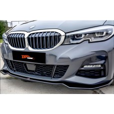 Передня Lip накладка DPT V-2 (чорний глянець) для BMW 3 серія G20/21 2018- рр