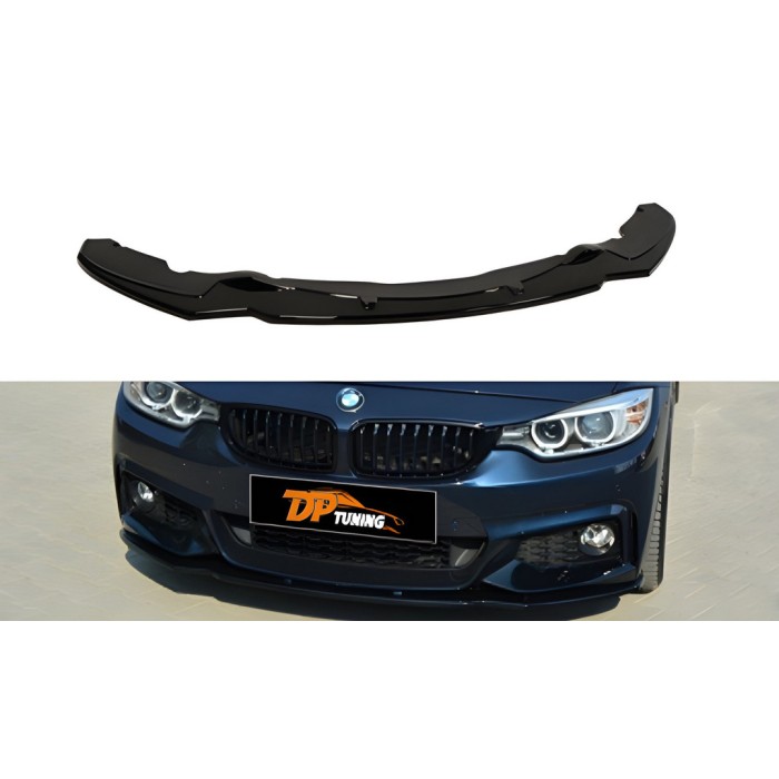 Передня Lip накладка DPT (для M-Technic, чорний глянець) для BMW 4 серія F-32 2012-2020 рр