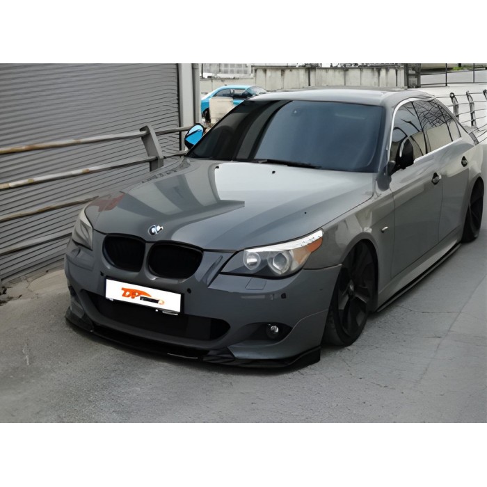 Передня Lip накладка DPT (Для M Sport/M Technic Hamann чорний глянець) для BMW 5 серія E-60/61 2003-2010 рр