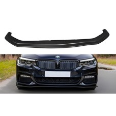 Передня Lip накладка DPT V-2 (чорний глянець) для BMW 5 серія G30/31 2017-2023 рр