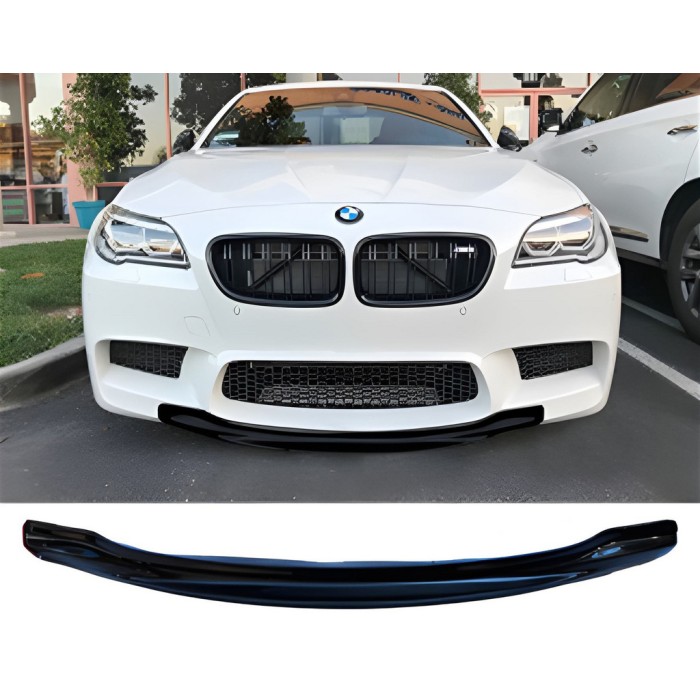 Передня Lip накладка DPT (Для M5, чорний глянець) для BMW 5 серія F-10/11/07 2010-2016 рр