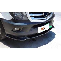 Передняя Lip накладка DPT (черный глянец) для Mercedes Sprinter W906 2006-2018 гг