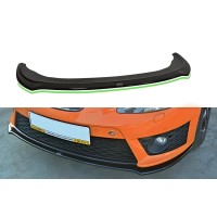 Передняя Lip накладка DPT (для Cupra, черный глянец) для Seat Leon 2005-2012 гг
