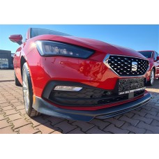 Передняя Lip накладка DPT V-1 (черный глянец) для Seat Leon 2020- рр