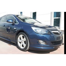 Передня Lip накладка DPT V-2 (чорний глянець) для Opel Astra J 2009-2015 рр