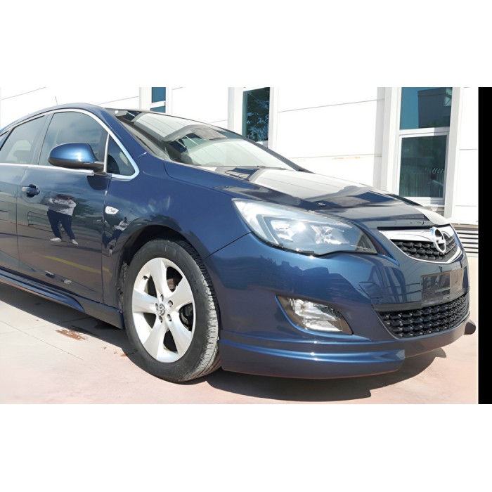 Передня Lip накладка DPT V-2 (чорний глянець) для Opel Astra J 2009-2015 рр