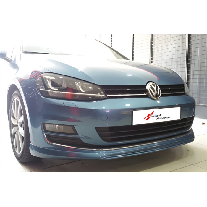 Передня Lip накладка DPT (чорний глянець) для Volkswagen Golf 7/E-Golf