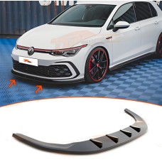 Передня Lip накладка DPT (для GTI, чорний глянець) для Volkswagen Golf 8