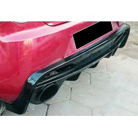 Задній дифузор DPT (чорний глянець) для Alfa Romeo MiTo