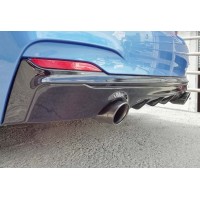Задній дифузор DPT (чорний глянець) для BMW 2 серія F22/23