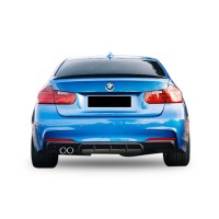 Задній дифузор DPT V-5 (для M-Performance, чорний глянець) для BMW 3 серія F-30/31/34 2012-2019 рр