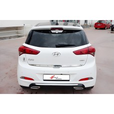 Задній дифузор DPT (2014-2018, чорний глянець) для Hyundai I-20 рр